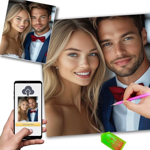 Broderie diamant adulte grand format 80x110cm pour sublimer votre arts mur décor