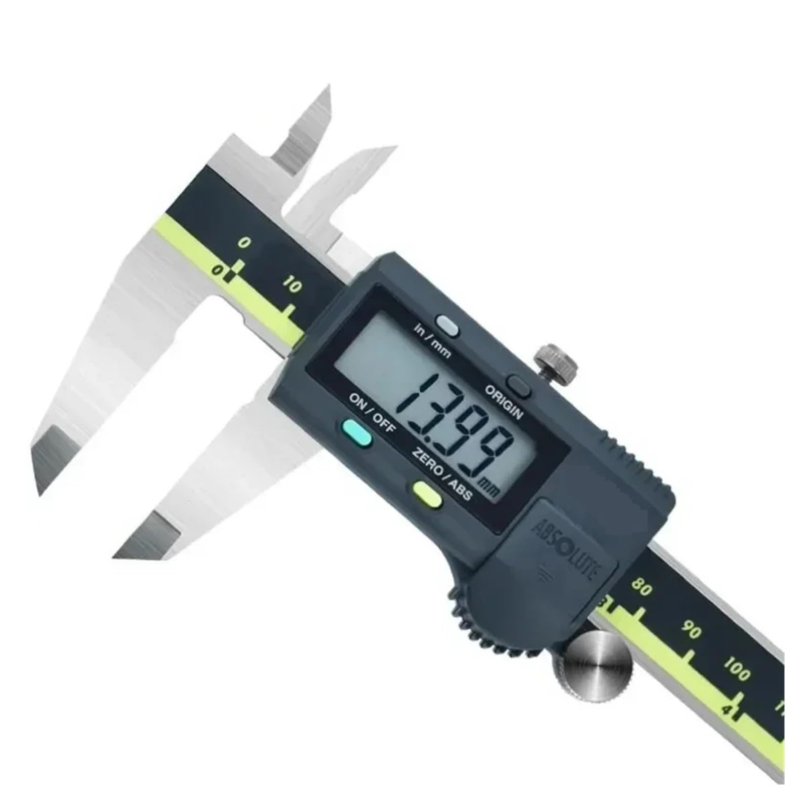 Pies de Rey Calibrador 150/200/300 mm LCD Digital Vernier Calibres Medición Electrónica de Acero Inoxidable(150mm)