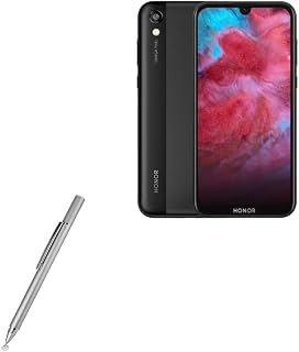 BoxWave Stylus Pen Compatible with Huawei Honor Play 3e - FineTouch Capacitive Stylus, Super Precise Stylus Pen - Metallic Silver