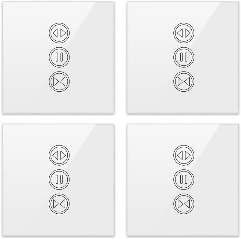 Tuya Smart Life WiFi Curtain Blinds Switch - Roller Shutter Motor Voice Control Home Automation 1 Pack