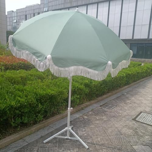 Sombrilla de jardín basculante de 200 cm impermeable con protección solar 5
