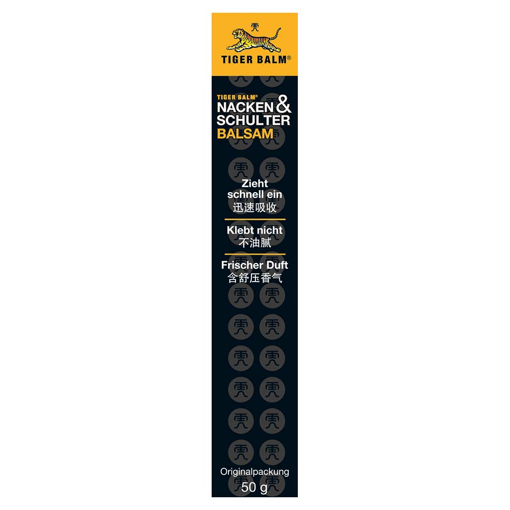 Tiger Balm - Balsamo per collo e spalle, naturale, per tensioni, cura lenitiva ideale per quando non sei a casa