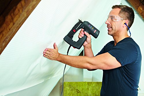 Novus Elektrotacker J-165 Profi, rückschlagarmer Universal-Tacker, Nachschlagfunktion, verarbeitet Klammern und Nägel – Bild 4