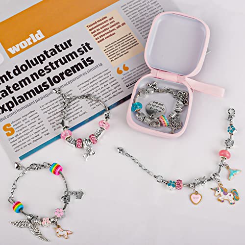 Lyroo 4 Set Of Charm Bracelet Little Girls Jewerlry Unicorn Gifts For Girls Birthday Teen Girl Gifts Ages 8-12 #TOP4