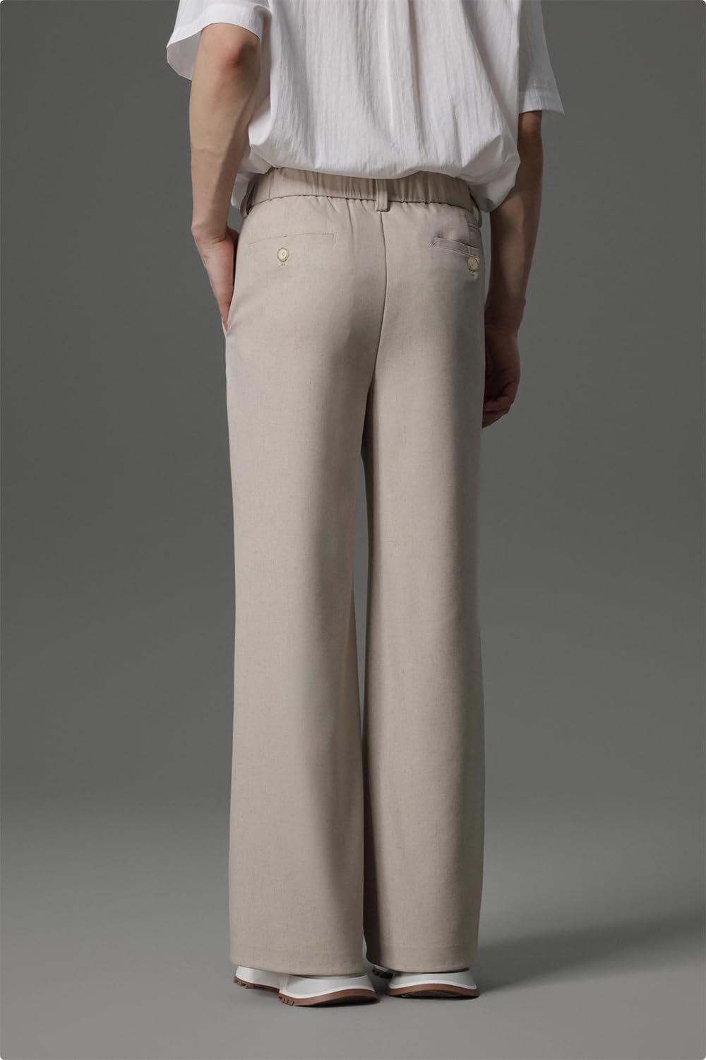 Men's Suit Pants Summer Slim Fit Loose Casual Lightweight Office Work Trousers for Men