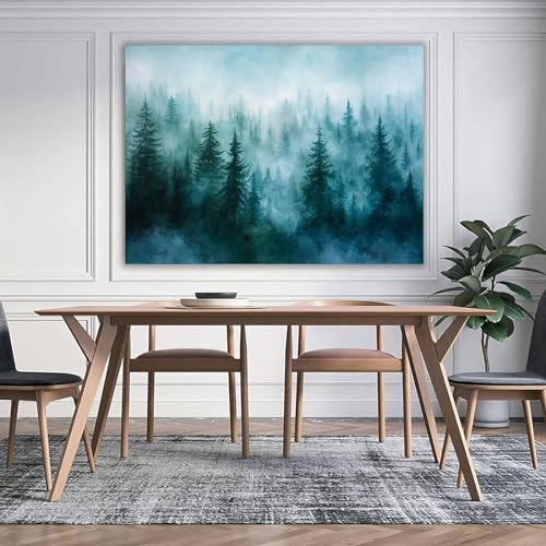 Cuadro de bosque en lienzo para llenar de calma tu dormitorio y hogar 2