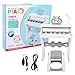 Piano Toy Keyboard, Electronic Musical Piano Toy with Microphone and Stool, Early Educational Childhood Music Toy Piano for Baby, Children, Girls, Boys(Blanc)