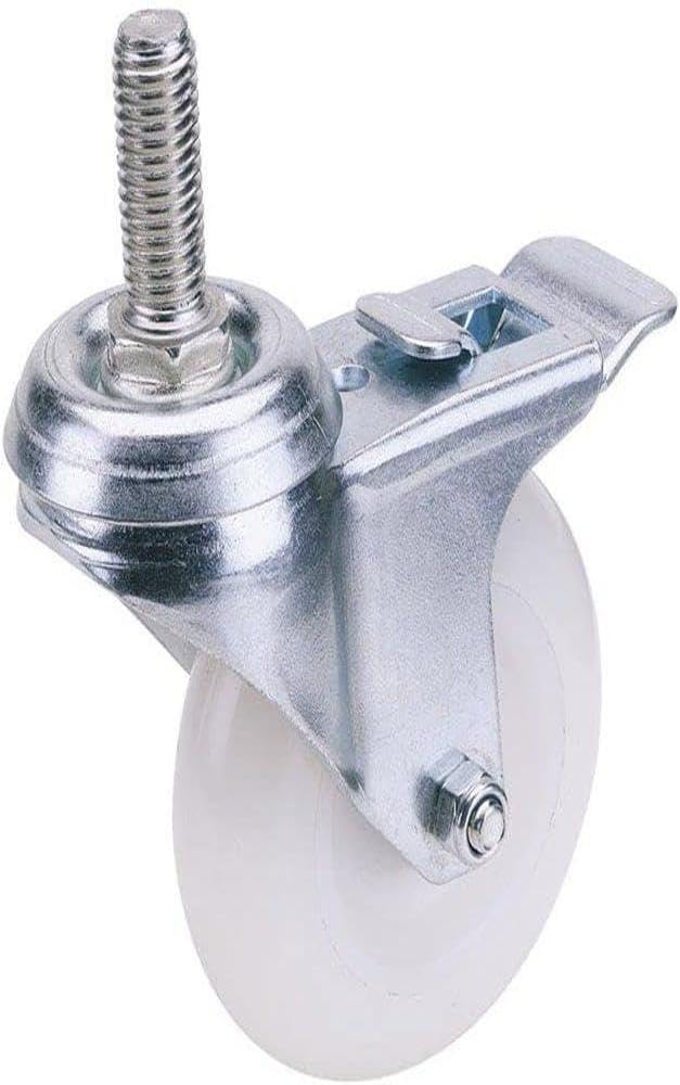 Draper 65506 100 mm-Diameter Nylon Castor Bolt Fixing, Blue, 10 mm