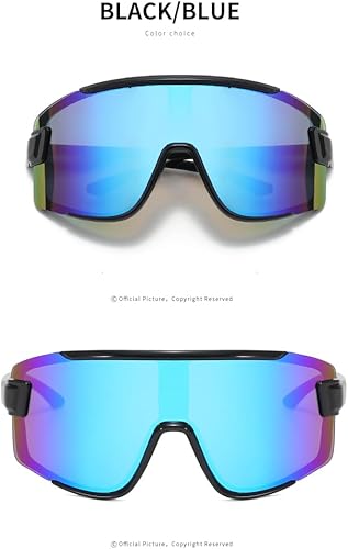 Miniatura 6 de Swanoble UV400 2 - Lentes de sol deportivos para niños y niñas, para ciclismo, tenis, jóvenes, béisbol, para edades de 6 a 15 años