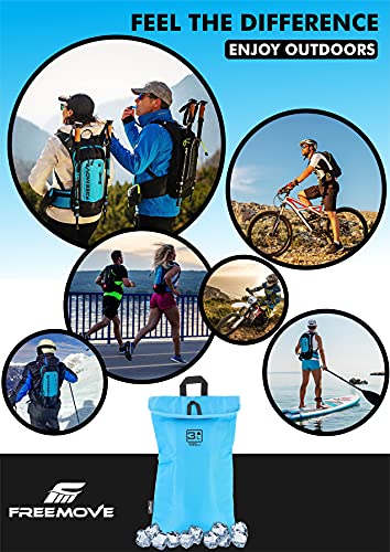 Cooler Bag Protective Sleeve for Up to 3L Hydration Water Bladder, Excellent Insulator Keeps Water Cool Protects Your Bladder, Water Resistant Pouch Fits Almost All Backpacks, Bladder is NOT Included