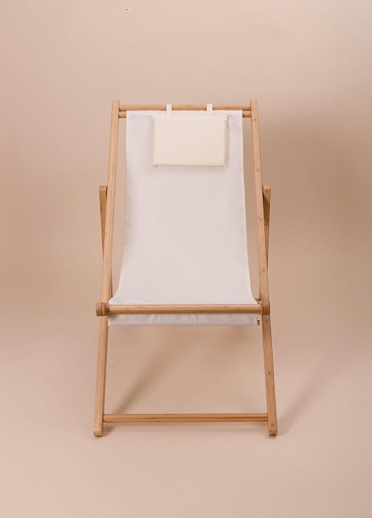 [marka] Bambu Katlanır Şezlong Sandalye