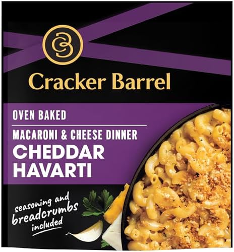 Cracker Barrel Oven Baked Mac and Cheese, Cheddar Havarti Flavor, 12.3 oz