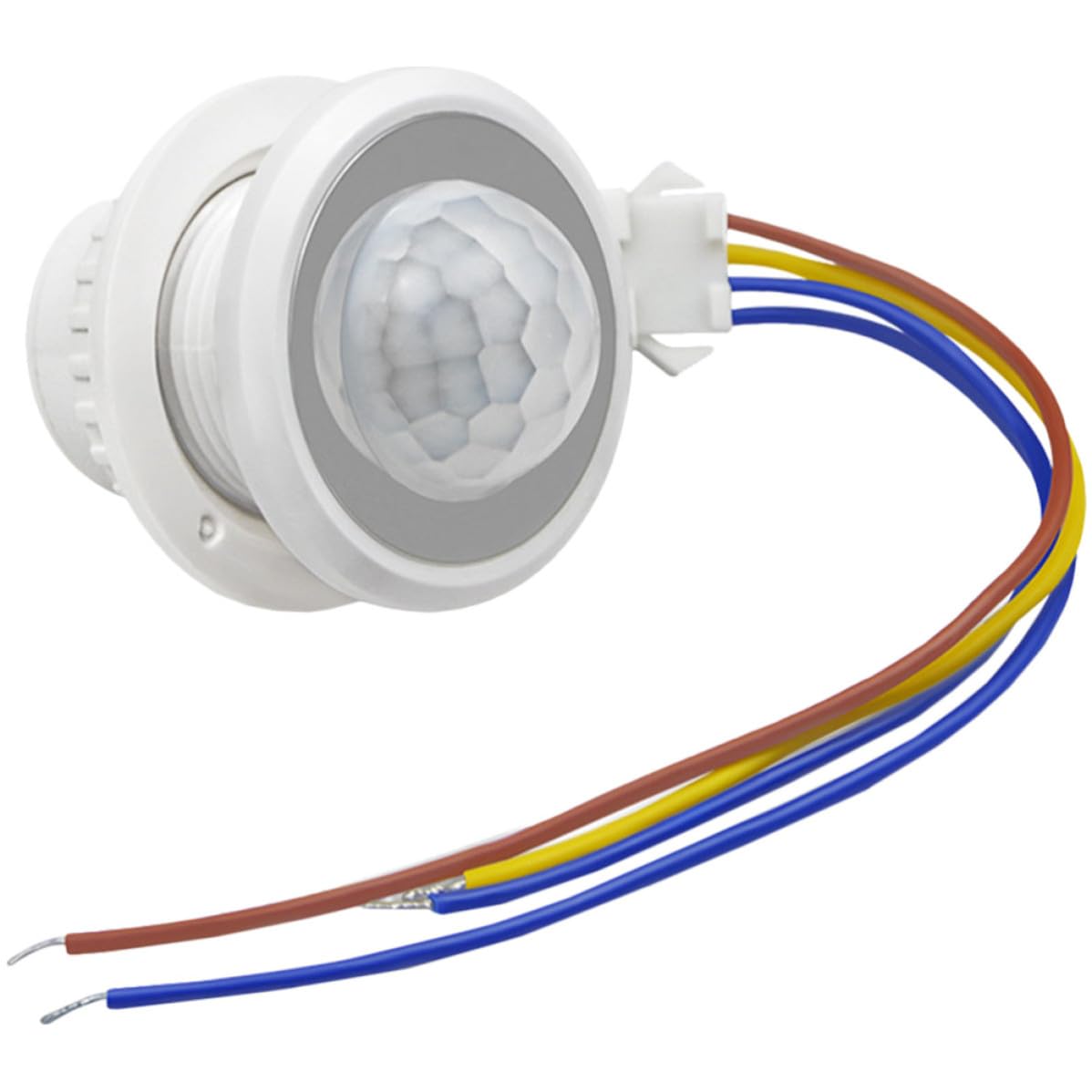 VALICLUD Infrared Sensor Controller LED Motion Sensor Switch with Adjustable Delay and Low Voltage Working Mode for Doorbells and Exhaust Fans, Simple PVC Structure Design for Reliable
