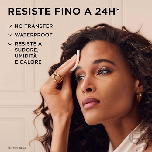 L'oréAl Paris Fondotinta In Polvere Fresh Wear 24H, Formula A Lunga Tenuta, Alta Coprenza Matte E Pelle Opacizzata, Leggero Sulla Pelle, Infaillible, Tonalità: 20 Ivory, 9G - 6