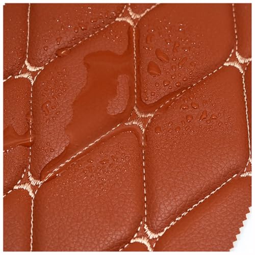 Tissu similicuir marron pour réparer un canapé abîmé ou coudre des sacs