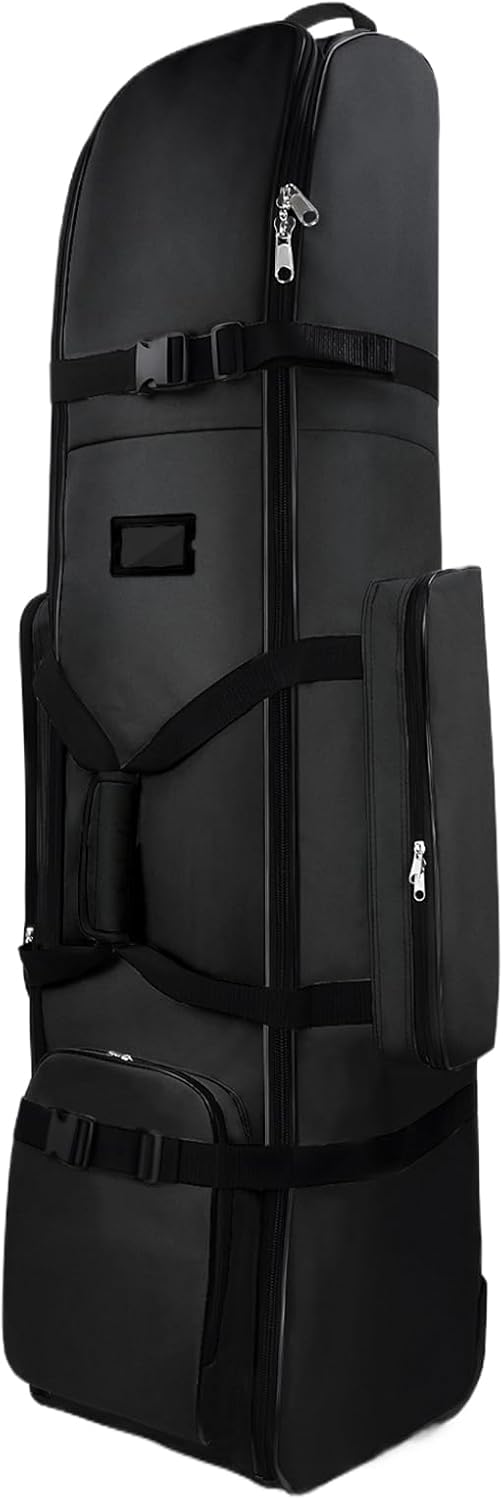 Sided Golf Carry Bag – Travel Wheeled Golf Storage, Foldable Waterproof Design | Easy Transport Compact Lightweight Bag Suitable for Men Women Golfs Equipment Trips