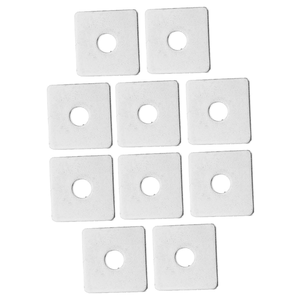 Unomor 30pcs Heavy-Duty Square Washers Flat Washers for Automotive Industrial and Household Use Versatile Fasteners for Construction and Repair