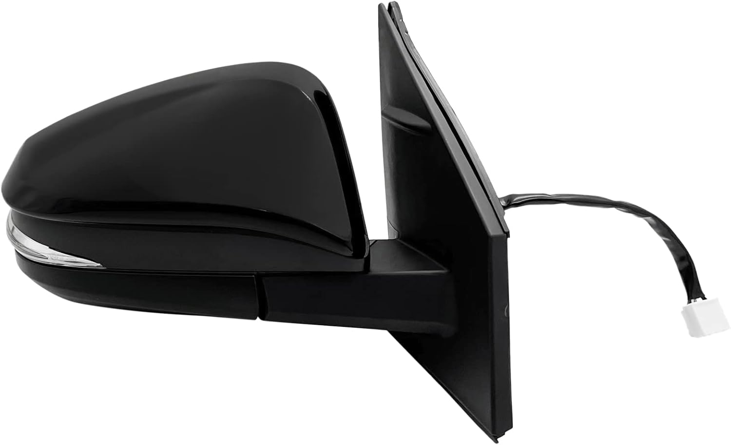 APA Replacement for Exterior Rear View Mirror 2015-2018 RAV4 with BSD Turn Signal Light Power Heated Glossy Cap Passenger Right Side TO1321343 879100R180