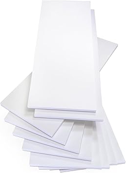 NextDayLabels Memo Pads - 10-Pack-50 Sheets Per Pad 3.5" x 8.5" Scratch Paper Pads - Blank White Notes Paper with Cardboard Back - Perfect for Office, Home, Restaurant, or Personal Use - Made in USA