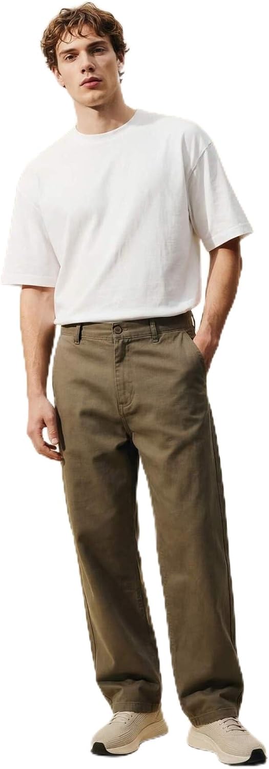 DeFacto Straight Fit Haki Pantolon