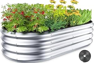 Winpull Hochbeet-Set verzinkt für Gartenarbeit