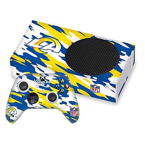 Couverture Xbox Series S NFL Los Angeles Rams idée cadeau vinyle console jeu football