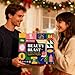 Beauty Advent Calendar, 24 Days Christmas Countdown Calendar Makeup Kit, All-in-One Professional Christmas Cosmetic Gift Set for Women, Holiday Cosmetic Surprise Starter Makeup Set for Gifts