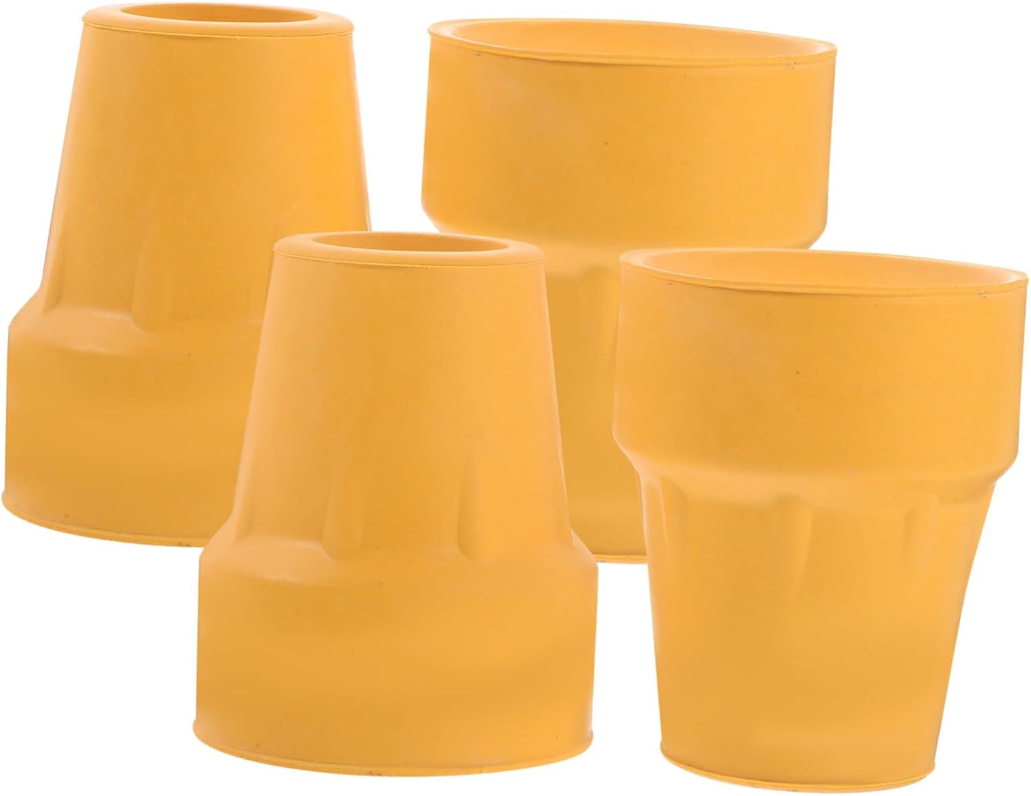 NOLITOY 16pcs Replacement Cane Tips Non-Slip Foot Pads for Crutches Walking Sticks