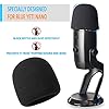 Blue Yeti X Shock Mount, Alloy Microphone Shockmount Reduces Vibration and Shock Noise Matching Boom Arm Mic Stand by YOUSHARES #3