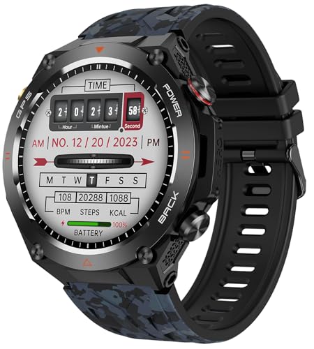 Yihou rugged GPS smartwatch with compass and altitude for hiking