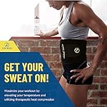 ProBody Pilates Waist Sweat Band for Women and Men, Sweat Waist Trimmer Belt for High-Intensity Training, Waist Trainer - Image 2