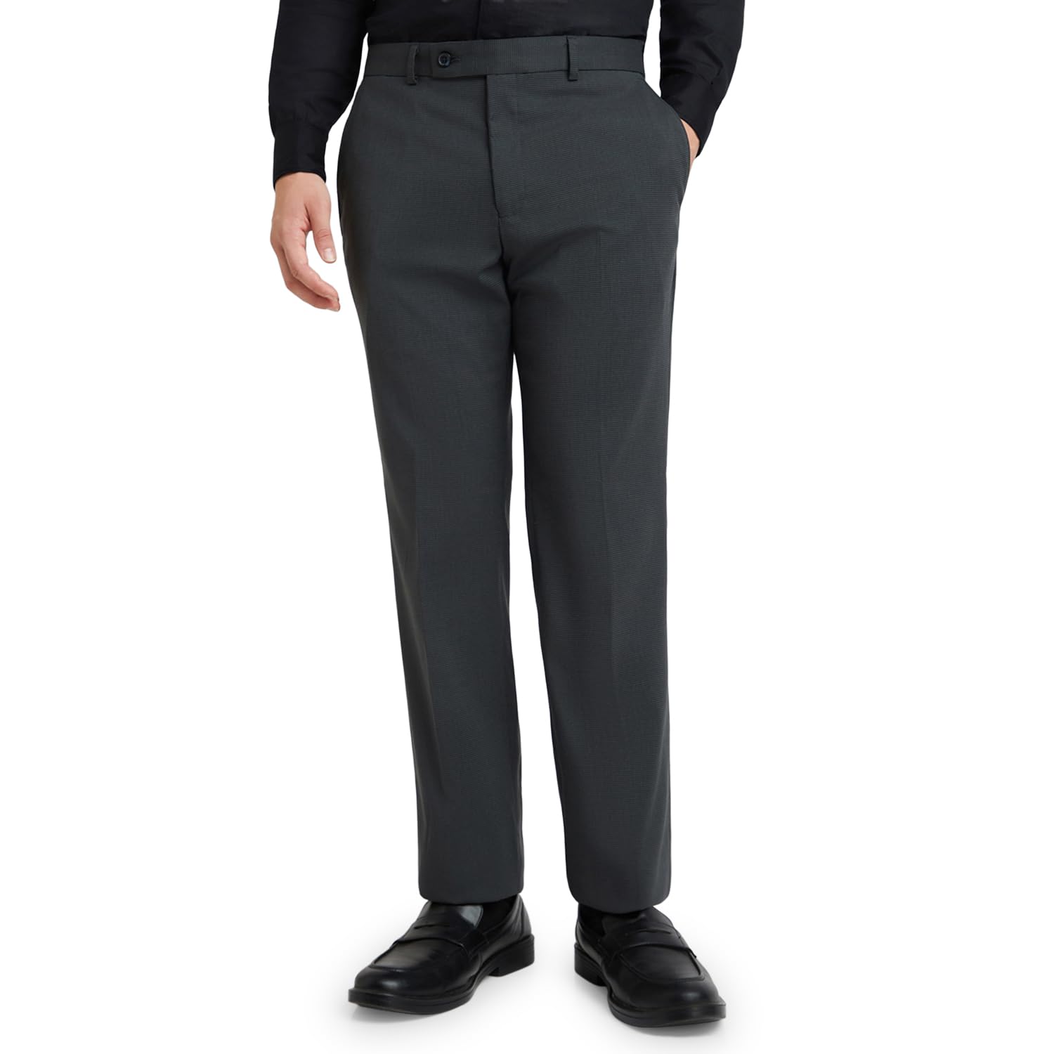 park avenue Men's Regular Fit Mid Rise Trouser-picture-11