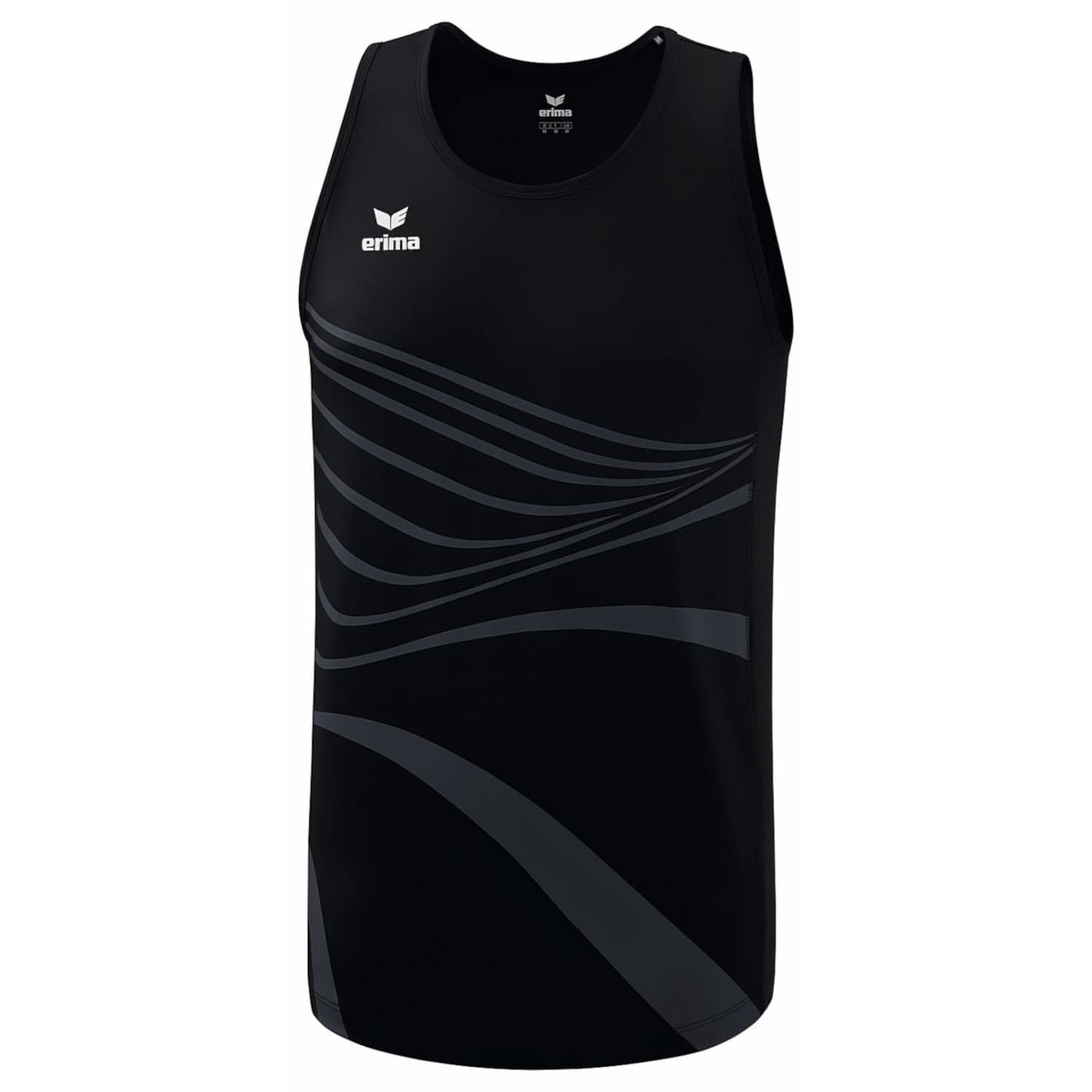 Erima Men's Racing 2.0 Functional Singlet, Black, XXX-Large