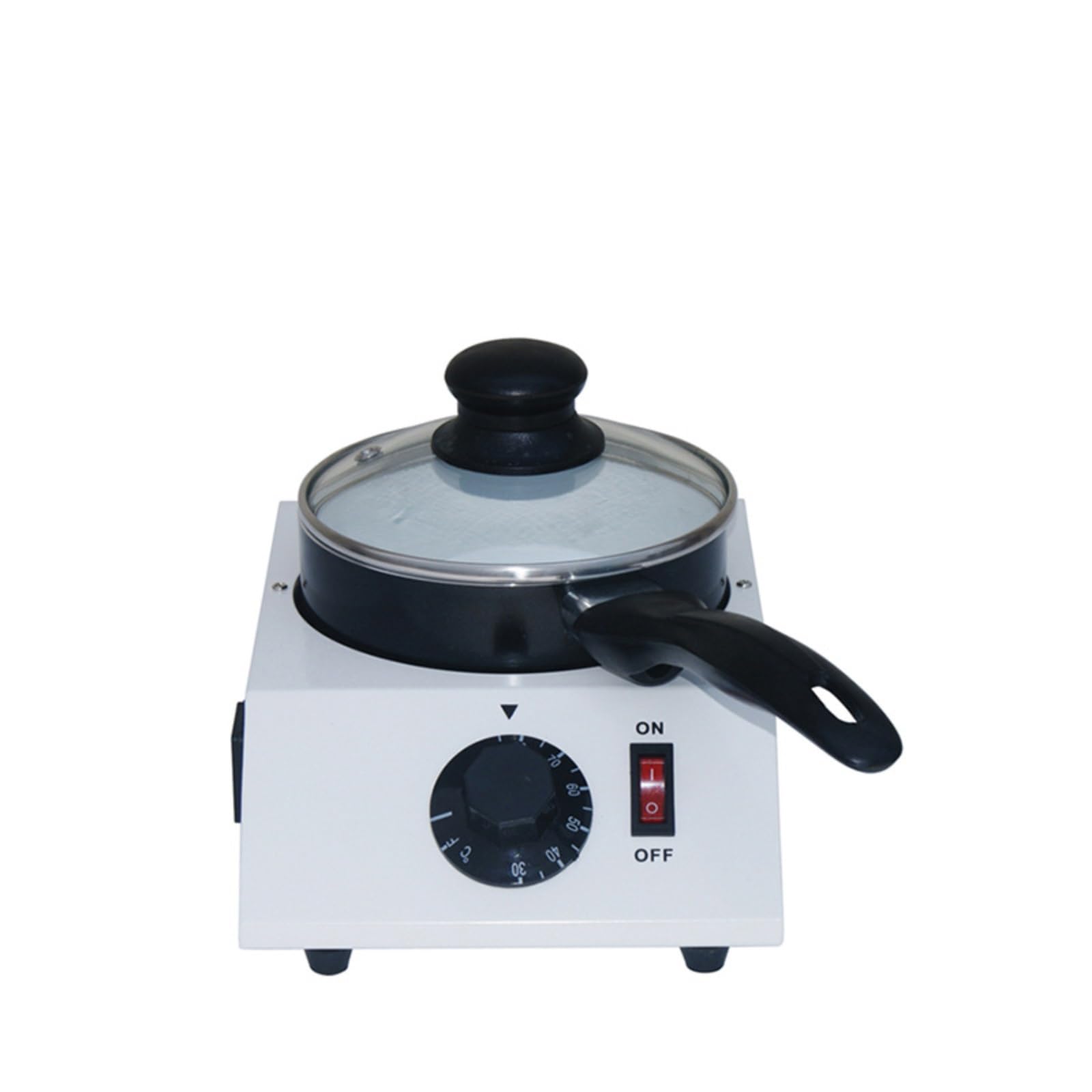 ASerZenith Chocolate Melting Machine – Electric Fondue Pot With Temperature Control For Melting Chocolate, Butter, And Cheese – 2 Cylinders,1 Cylinder