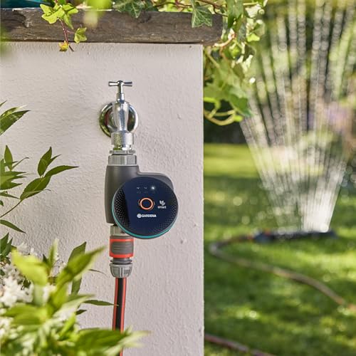 Gardena smart Water Control Bewässerungssteuerung; smart: Datengesteuerte Bewässerung*, Smart Home Integration*, Clevere Bewässerung, Hochwertige Ventiltechnik, Frostwarnung* (19033-20)