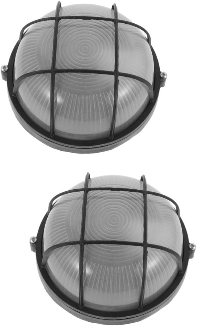 Mipcase 2pcs Steam Room Lighting Lamp Explosion Proof Sauna Room Fixture Wall Mount Multi-Purpose Small Sauna Supply