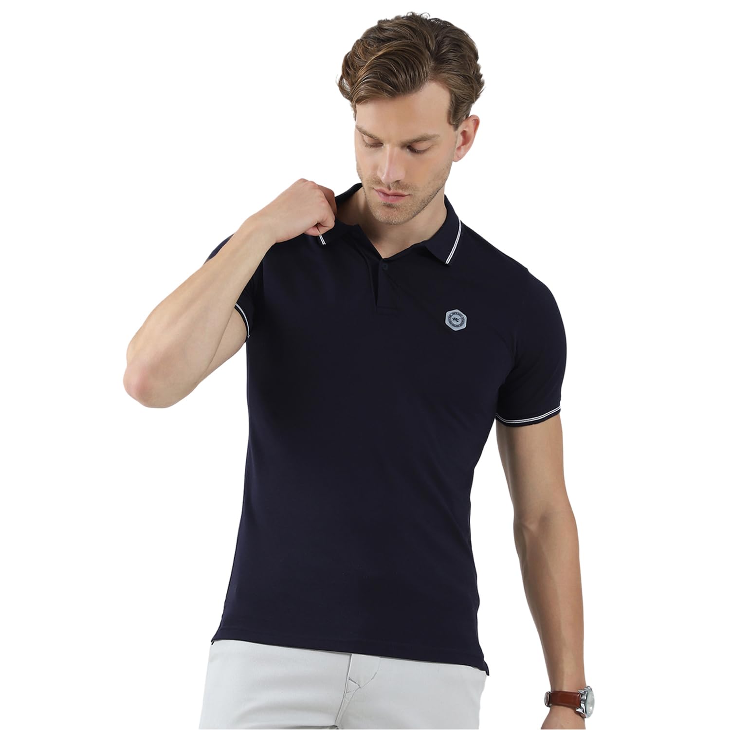 monte carlo Men's Regular Fit Polo T-Shirt | Half Sleeve | Solid Collared Tee | Casual Everyday Wear | Stylish & Comfortable Tshirt for Men-picture-47