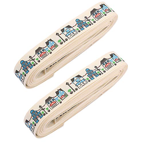 Fita de tecido, fita de embrulho de presente com padrões fofos de algodão para álbuns de recortes(Es