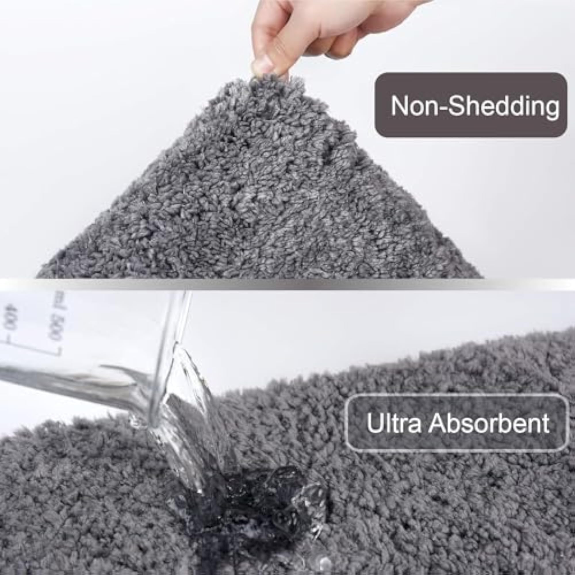 Modern Floor Carpets and Rug Runner 2X4 Grey