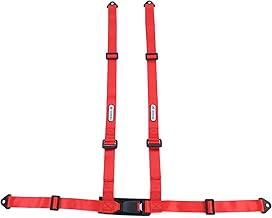 Tenzo-R Sports Braces Strap 4 Points Red with E Mark