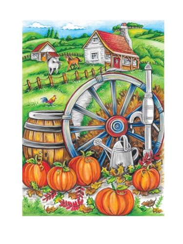 Creative Haven Autumn Scenes Coloring Book