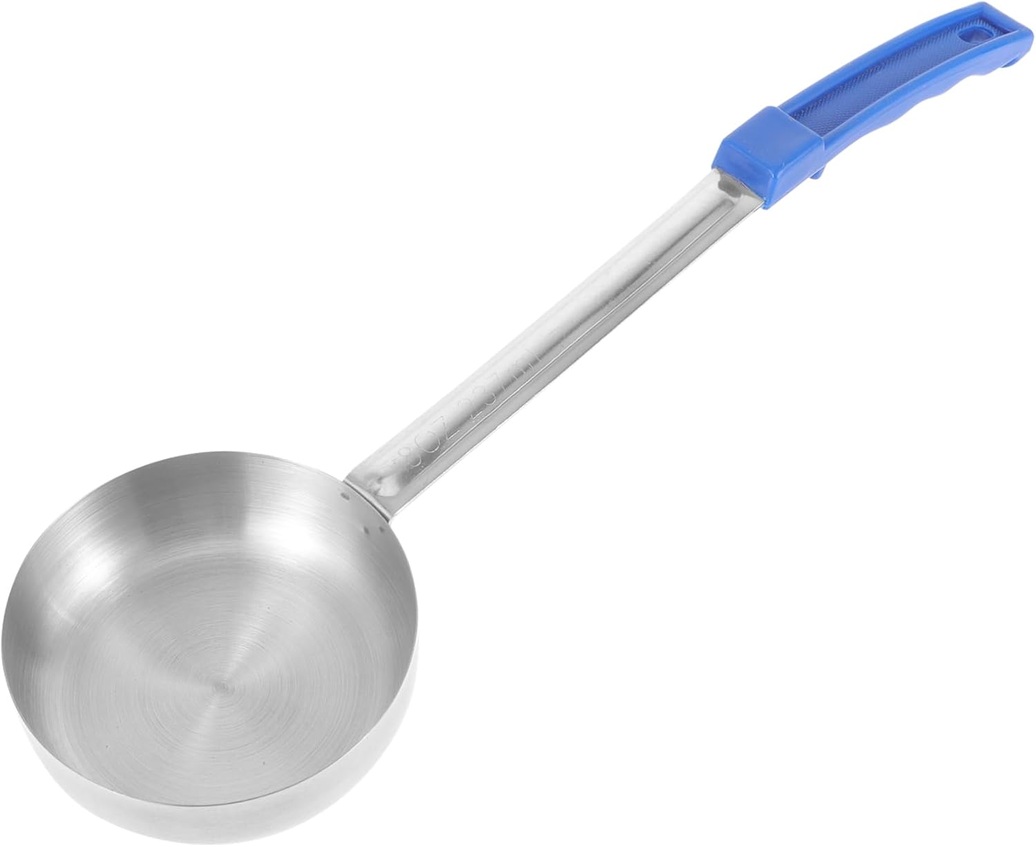 Zerodeko Professional Stainless Steel Sauce Spoon 8 Oz Flat Bottom Ladle for Pizza Sauce Soup Gravy for Kitchen Use