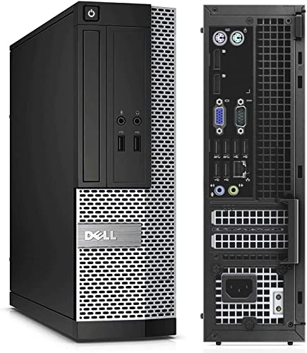 Image of Dell OptiPlex Computer Desktop PC, Intel Core i5-3rd, 8GB RAM, 500GB HDD, MTG New 22 inch LED Monitor, RGB Keyboard and Mouse, WiFi, Windows 11 (Renewed)