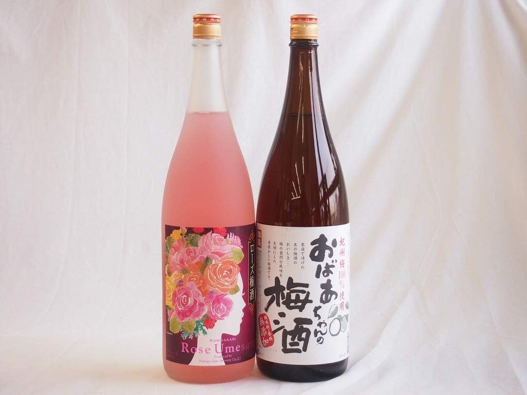人気新品入荷 贅沢梅酒3本セット おばあちゃんの梅酒 ローズ梅酒 愛知 青梅使用小正の梅酒 鹿児島 1800ml 3本 Portofino Cl