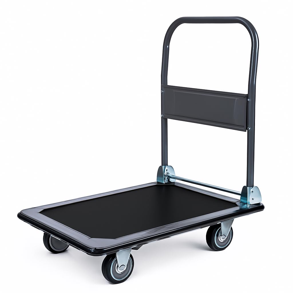折り畳みマルチ台車 黒 Amazon.co.jp: 2025new 折りたたみ台車 軽量 耐荷重100kg 平台車 業務