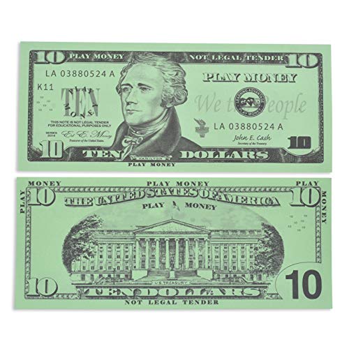image for LEARNING ADVANTAGE Play Bills Set - 35 Ones, 25 Fives, 20 Tens, 15 Twe