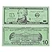 LEARNING ADVANTAGE Play Bills Set - 35 Ones, 25 Fives, 20 Tens, 15 Twenties, 5 Fifties and 5 Hundreds - Replica Bills for Pretend Play with Fake Currency