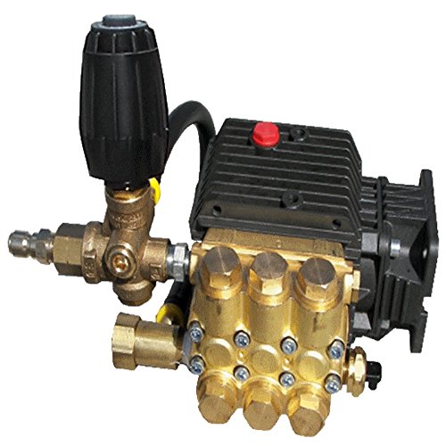 Pressure Washer Pump, Triplex, 3.0 Gpm@2500 Psi, 3400 Rpm, 3/4" Hollow Shaft With Unloader #TOP12