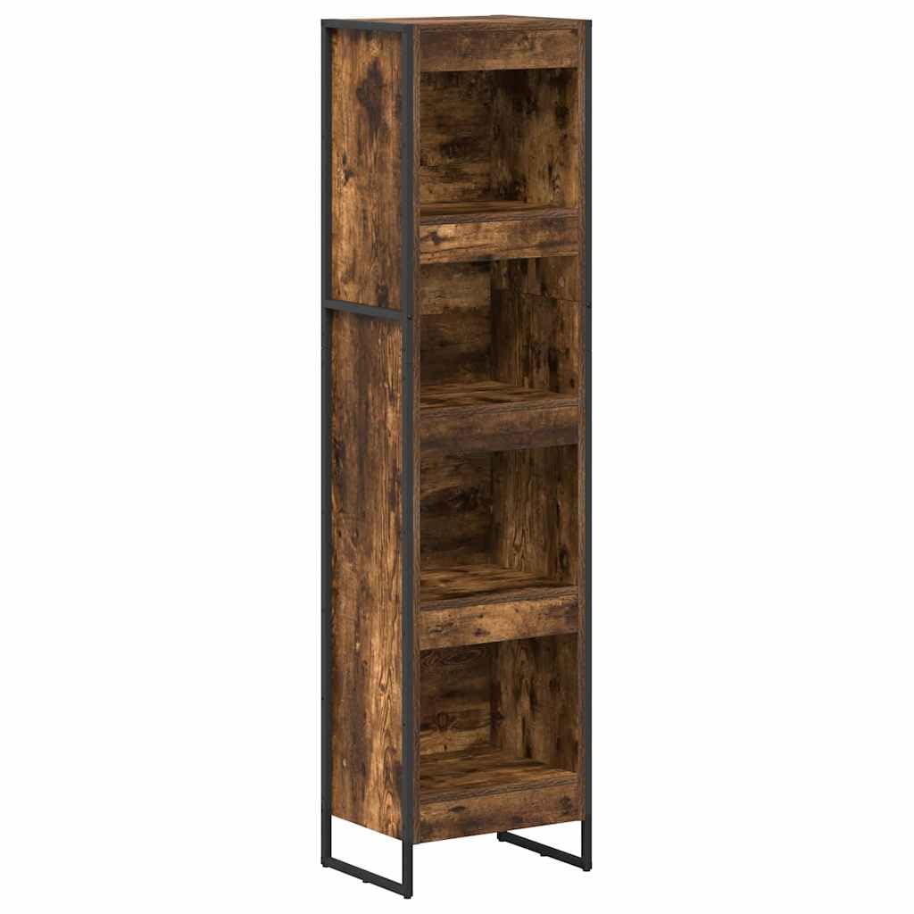 Scaffale in legno 40 x 30 x 155 cm per libri
