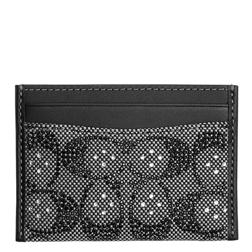 COACH Crystal Signature Jacquard Essential Card Case